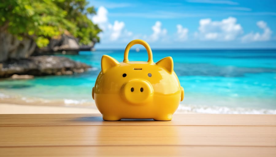 Person using smartphone to complete online financial application at cafe